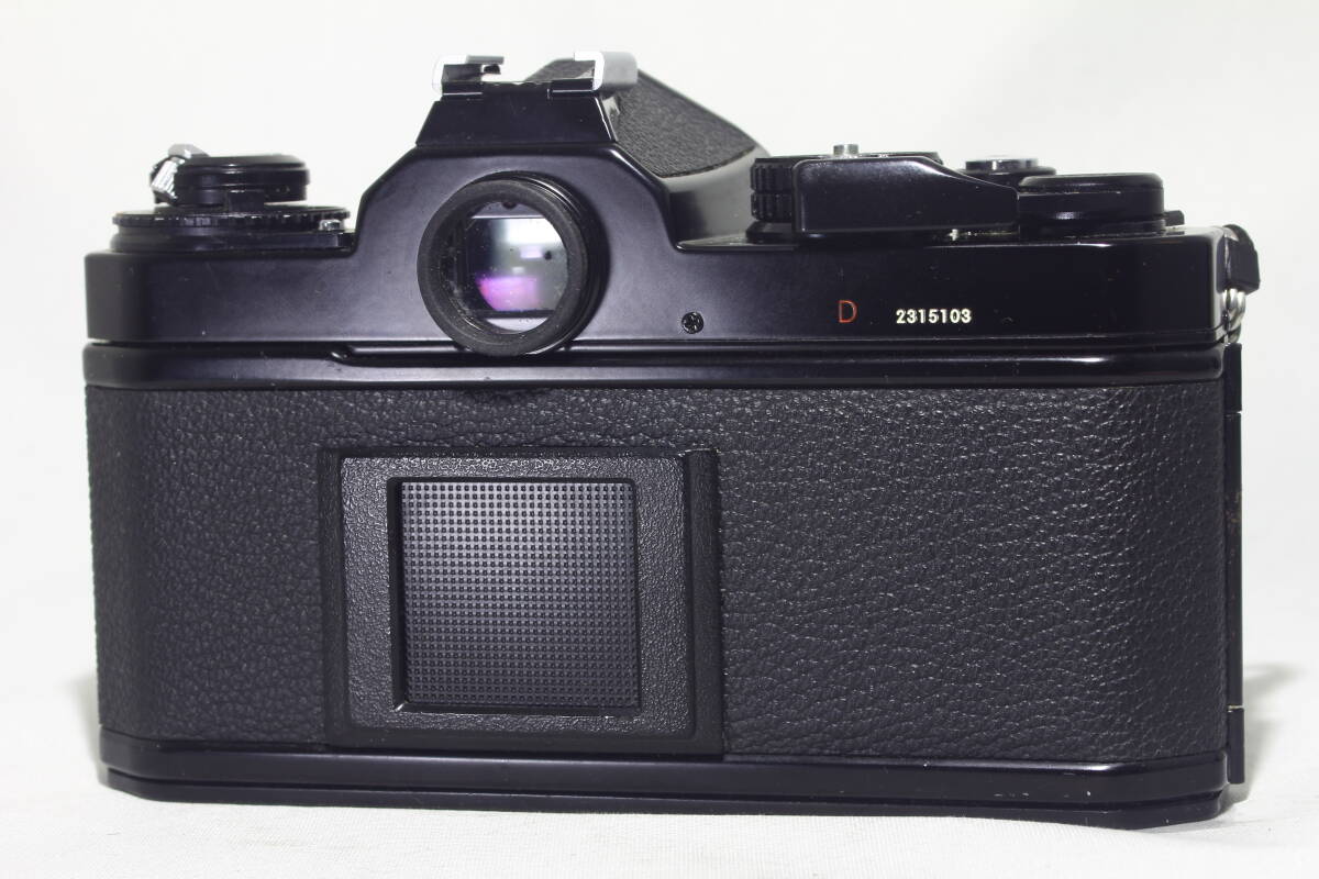 B581◆かなり美品/希少/D刻印◆ Nikon ニコン FE2 ブラックボディの画像2