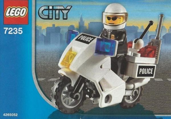 LEGO 7235　レゴブロック街シリーズシティーCITYポリスバイク_画像1