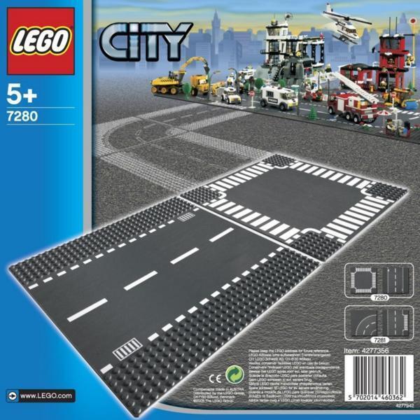 LEGO 7280　レゴブロック街シリーズシティーCITY道路プレート_画像1