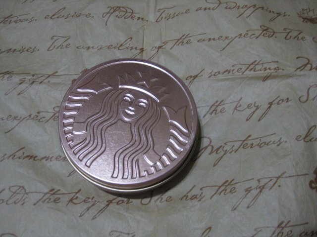 スターバックス(STARBUCKS)缶ケースゴールド_画像1