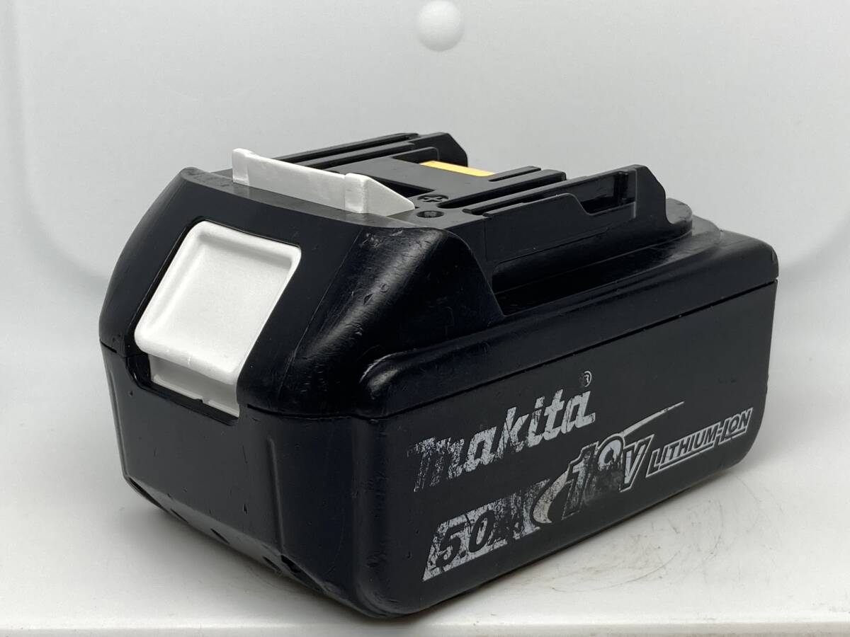 【送料0】純正！マキタ バッテリー 18v 5.0Ah【BL1850B】残量表示あり 税無  Makita  /7853の画像5