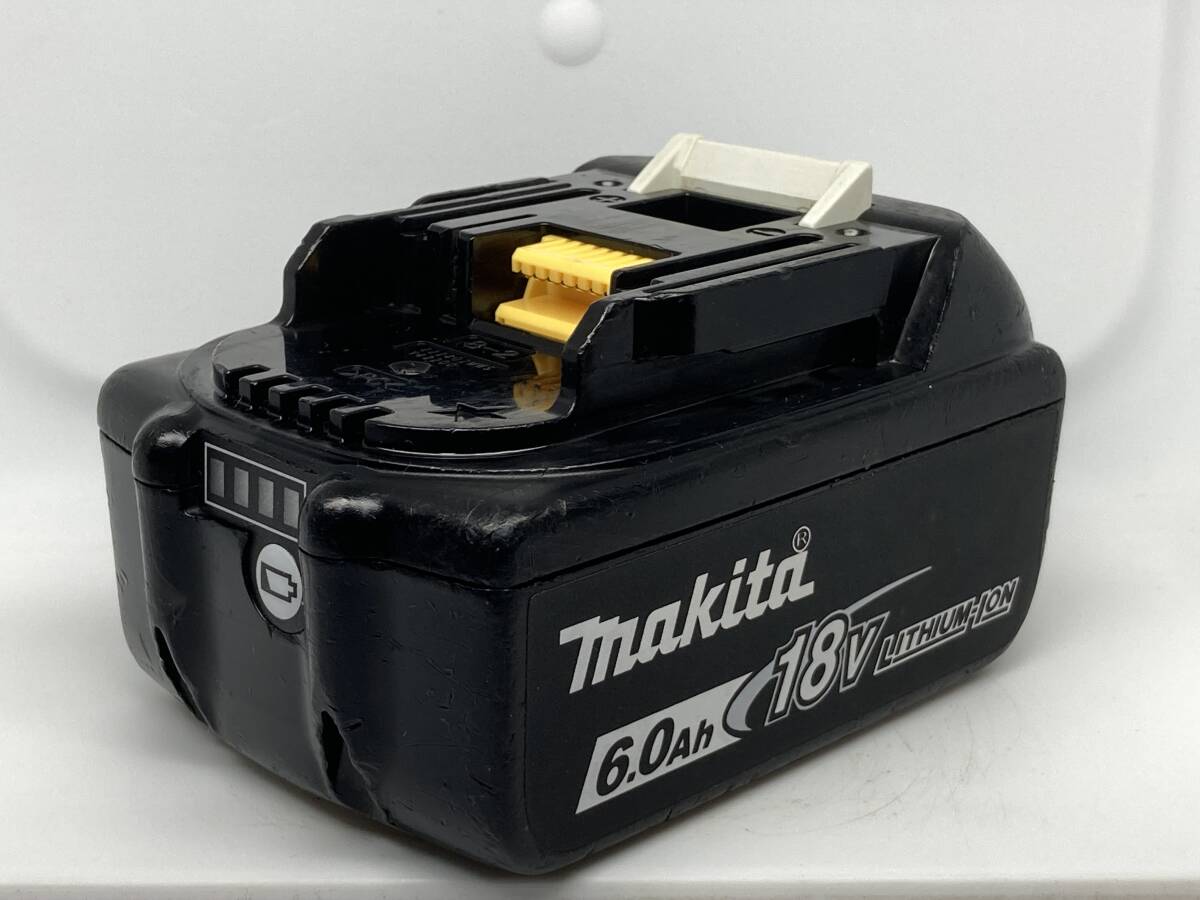 【送料0】純正！マキタ バッテリー 18v 6.0Ah【BL1860B】残量表示あり 税無  Makita  /2320の画像3