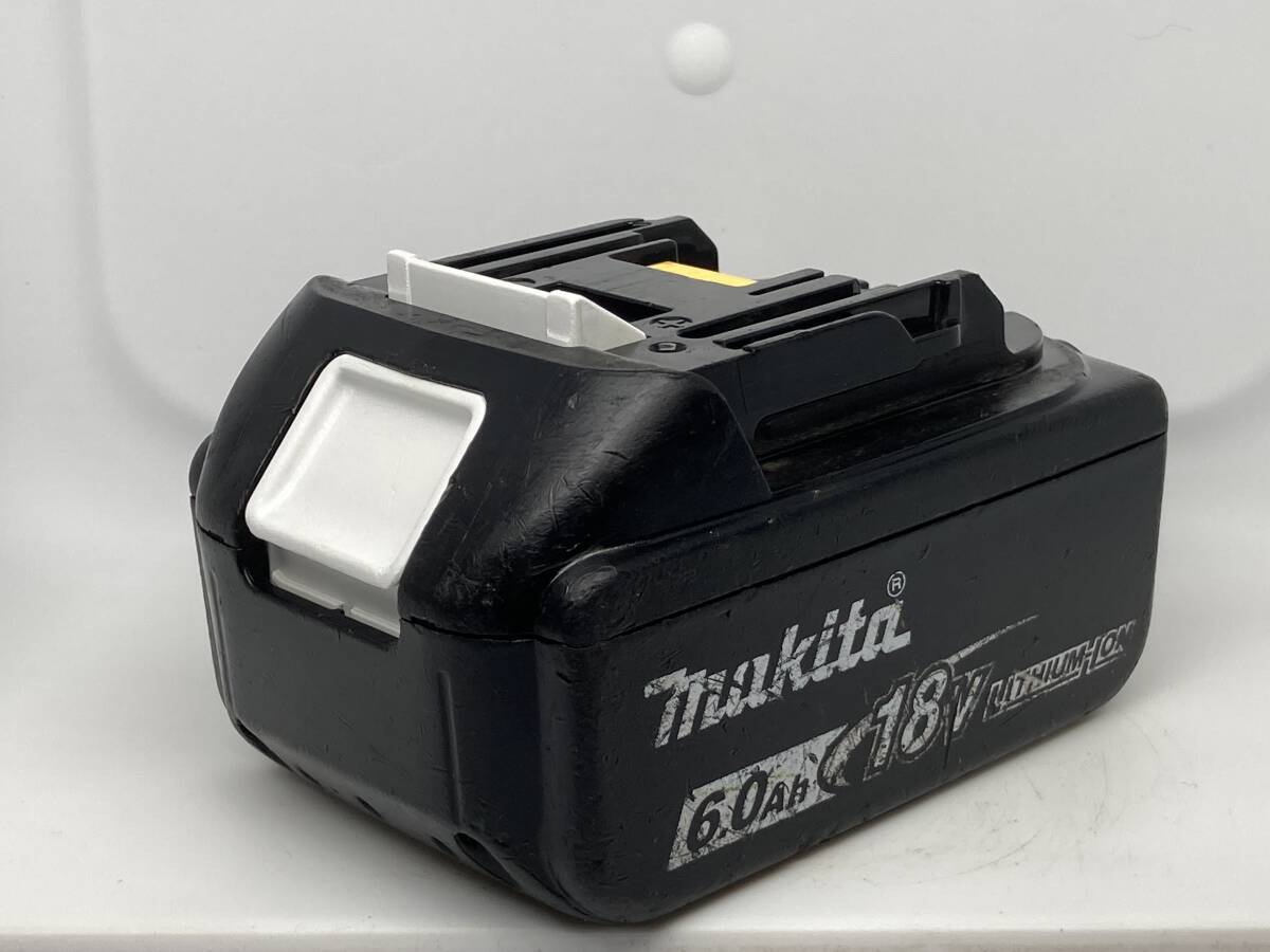 【送料0】純正！マキタ バッテリー 18v 6.0Ah【BL1860B】残量表示あり 税無  Makita  /6155の画像4