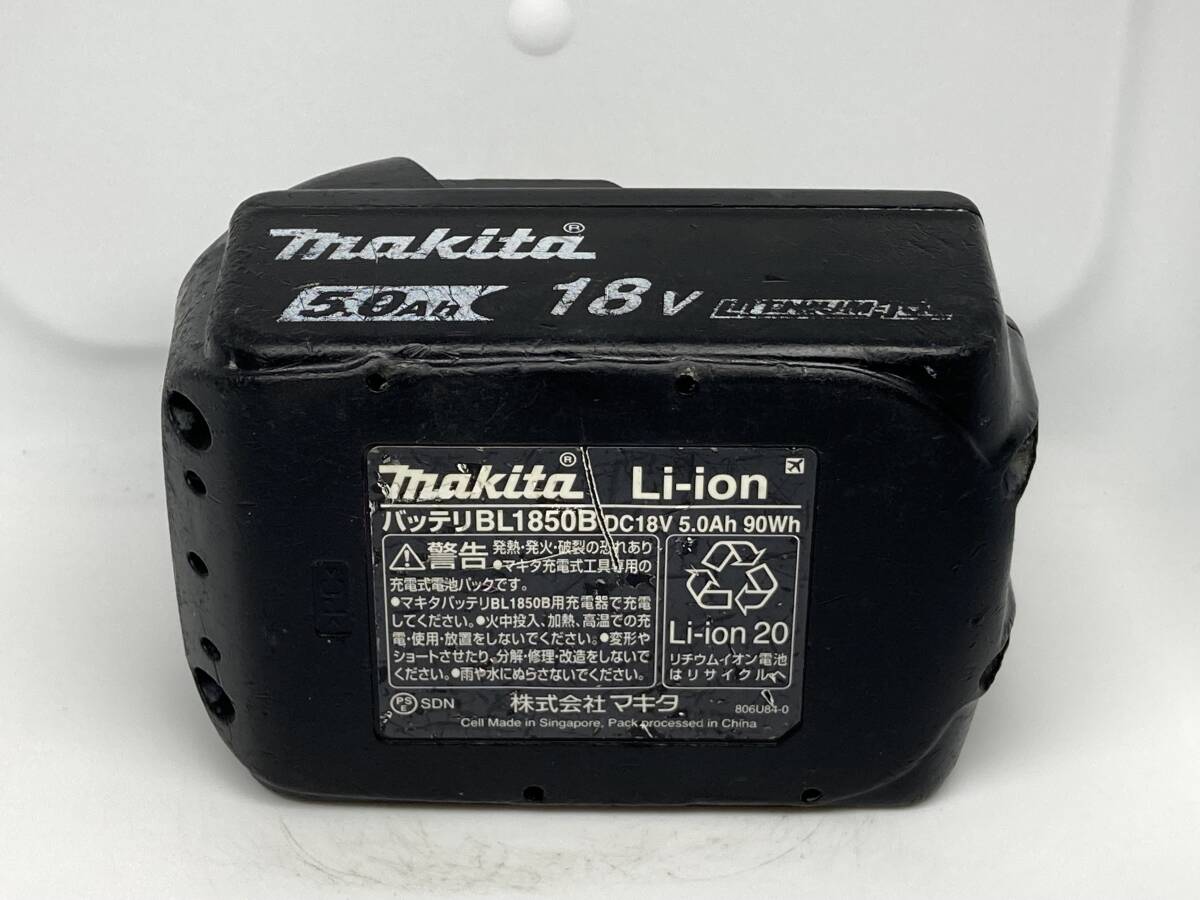 【送料0】純正！マキタ バッテリー 18v 5.0Ah【BL1850B】残量表示あり 税無  Makita  /7859の画像6