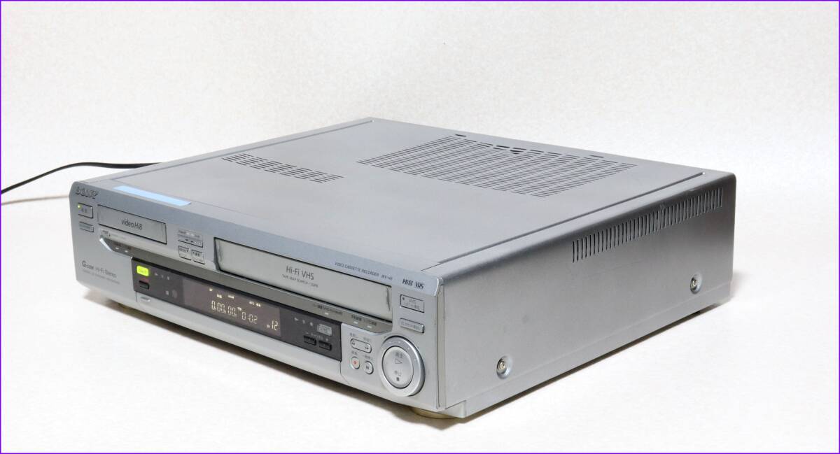 SONY Hi8/VHS Wデッキ 【 WV-H6 】 CD版説保証付完動品_画像3