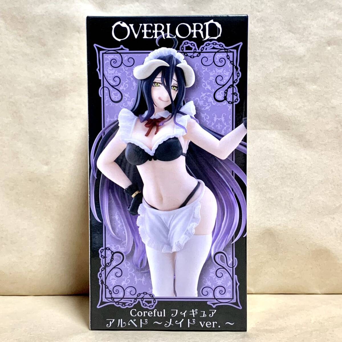 在庫2【新品未開封】オーバーロード Coreful フィギュア アルベド メイドver. /OVER LORD FIGURE ALBEDO maid ver._画像2