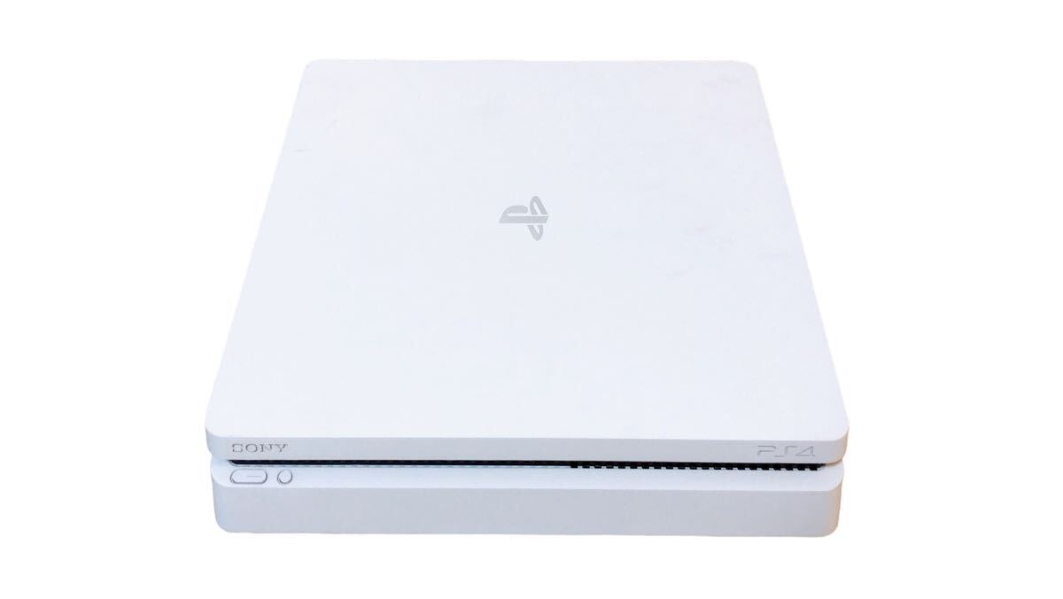 動作品 PS4 プレイステーション4 本体 cuh-2200B 1TB グレイシャーホワイト SONY ソニー コントローラーなし PlayStation4 プレステの画像1