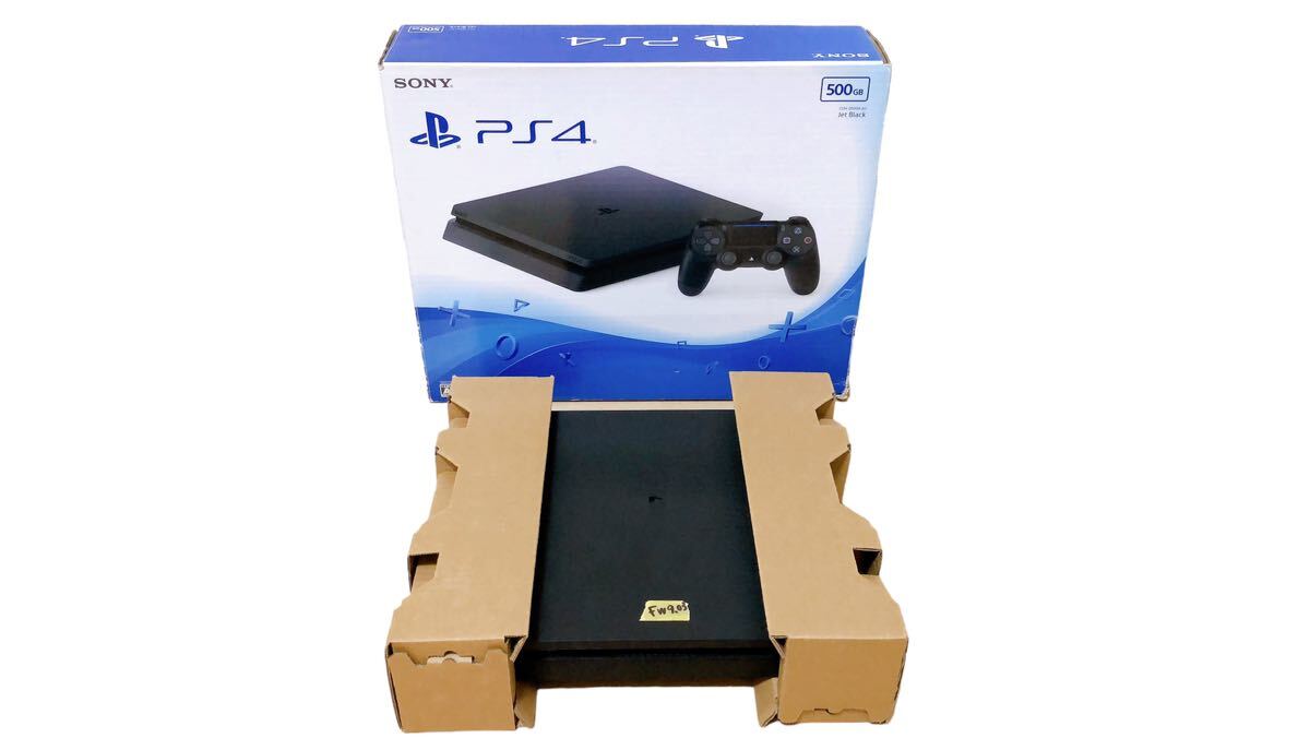 動作品 PS4 プレイステーション4 本体 FW9.03 cuh-2000A 500GB ジェットブラック SONY ソニー PlayStation4 プレステ 箱付きの画像1