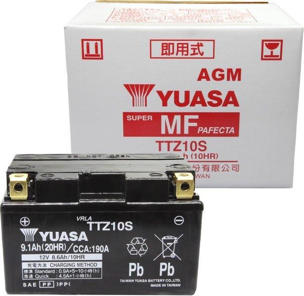 在庫有当日発送 TAIWAN YUASA 台湾ユアサ TTZ10S シールド型 AGM バイク用バッテリーの画像3