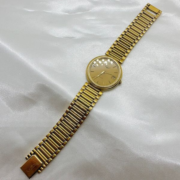 A2404-5-5 １円スタート クオーツ　稼働品　LONGINES　ロンジン　メンズ腕時計　レディース腕時計　ゴールド　アンティーク