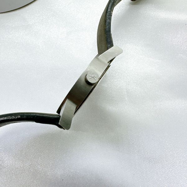A2404-4-4 １円スタート クオーツ 稼働品 Calvin Klein カルバンクライン メンズ腕時計 シルバー の画像3