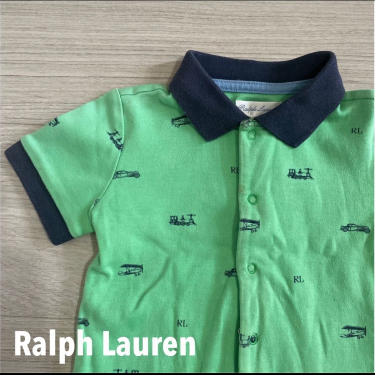 Ralph Lauren 美品 80 12M 半袖 ロンパース 80cm ラルフローレン 80サイズ 12ヶ月 男の子 baby 