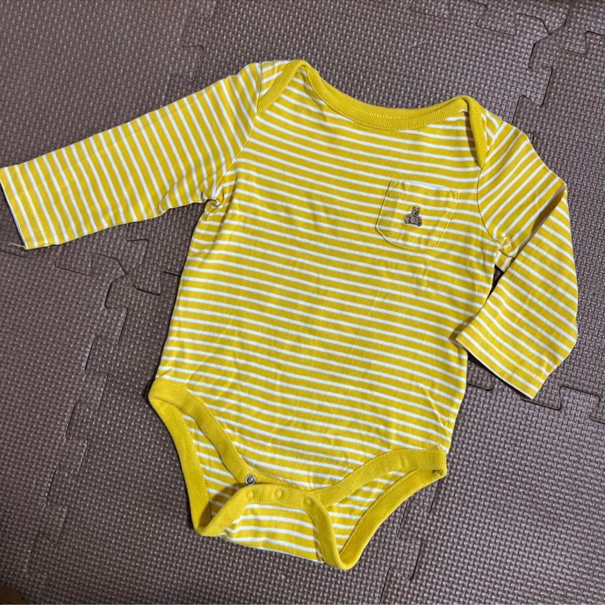  baby Gap 美品 70 長袖 半袖 ロンパース 肌着 4着セット　まとめ売り 6m 12m 6ヶ月1歳 ボディスーツ