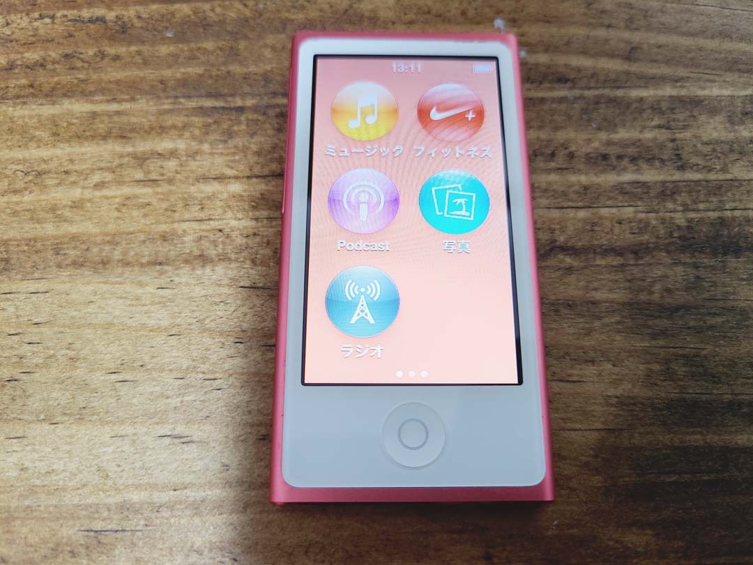 iPod nano 第7世代 A1446 16GB 美品 バッテリー良好 送料185円♪_画像2