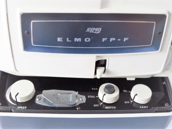 【 ジャンク品 箱入り 】 エルモ　8ミリ　映写機 ★ ELMO　PROJECTOR　FP-F_画像2