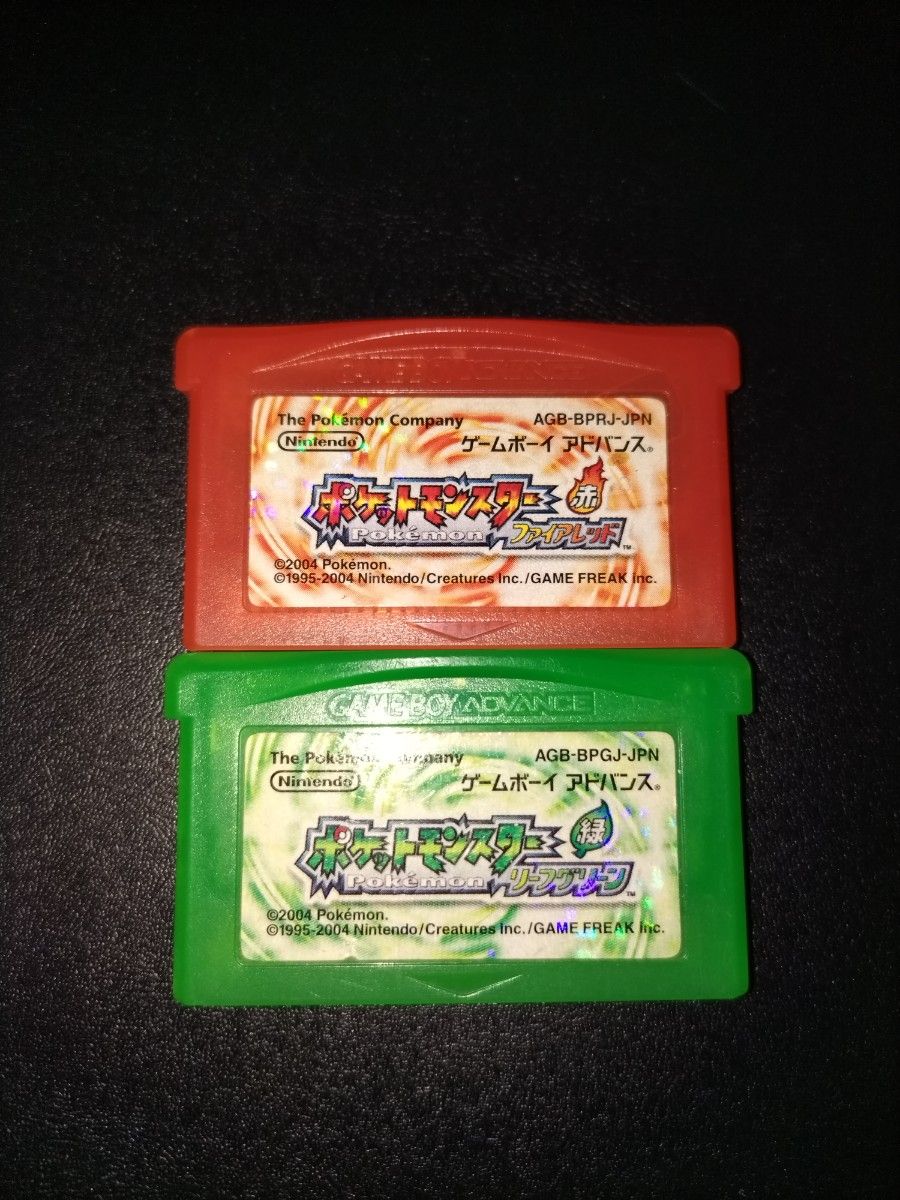 ポケットモンスター リーフグリーン ファイアレッド ソフト GBA ゲームボーイアドバンス ポケモン　セット