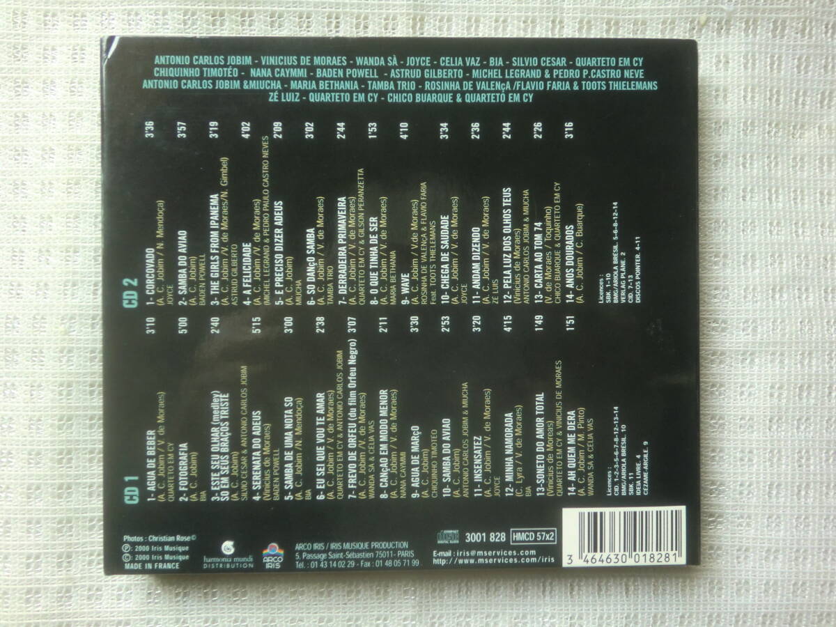 *FRANCE ORG 2CD*ANTONIO CARLOS JOBIM / VINICIUS DE MORAES*LEURS PLUS BELLES CHANSONS*00\'BOSSA NOVA SAMBA name record *