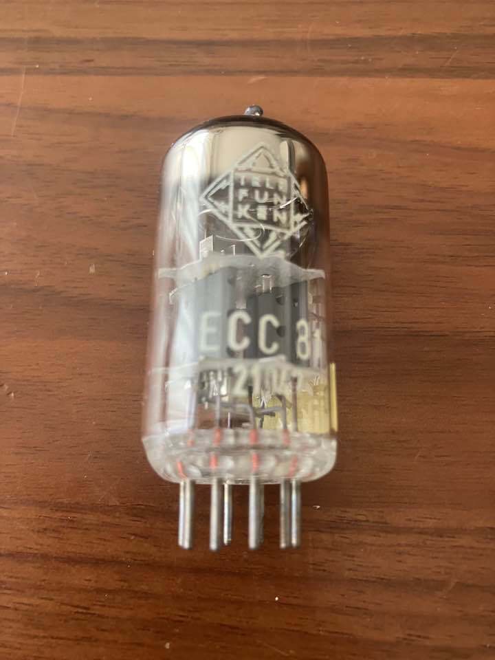 松下HIFI委託品 検品済 テレフンケン TELEFUNKEN ECC81 中古 極上品