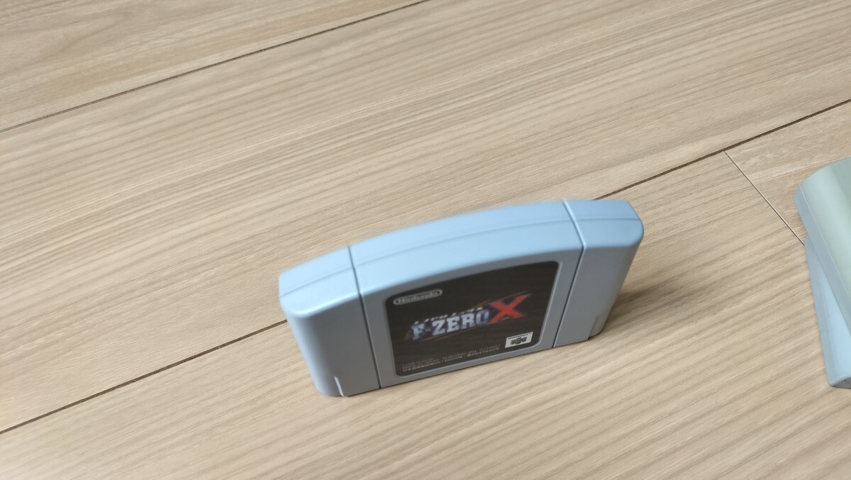 エフゼロ F-ZERO X【動作確認済み】 Nintendo 64 任天堂 ソフト カセット レトロ ゲーム 昭和 同梱可能_画像4