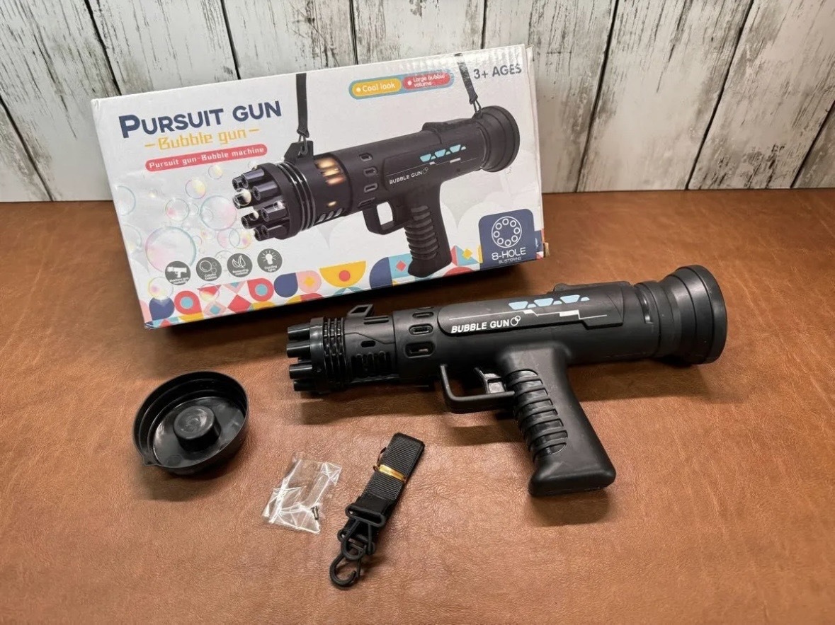 PURSUIT GUN バブルガン 泡 子供 遊び 【プライズ、景品】の画像1
