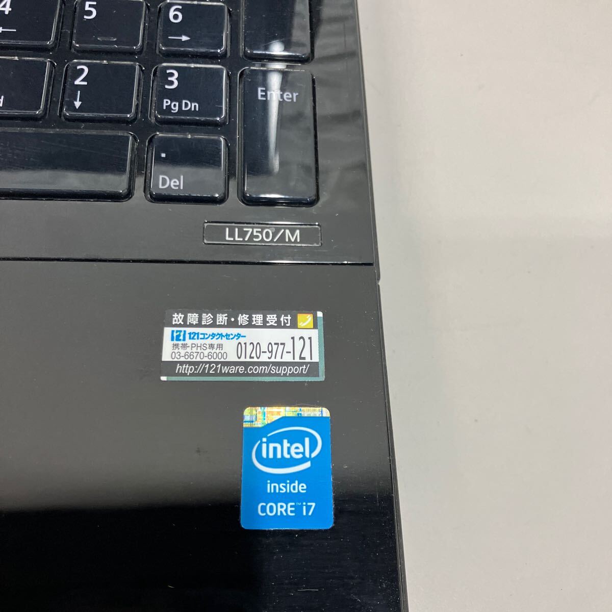 E182 NEC LaVie LL750/M PC-LL750MSB Core i7 4700MQ メモリ8GB_画像2