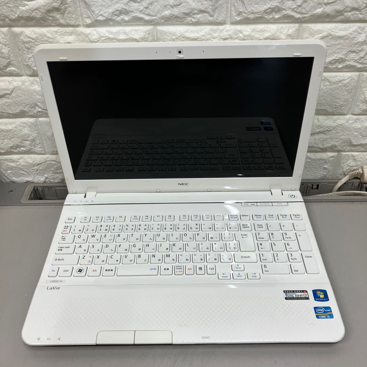 G107 NEC LaVie LS550/H PC-LS550HS1KW Core i5 3210M メモリ8GB_画像1