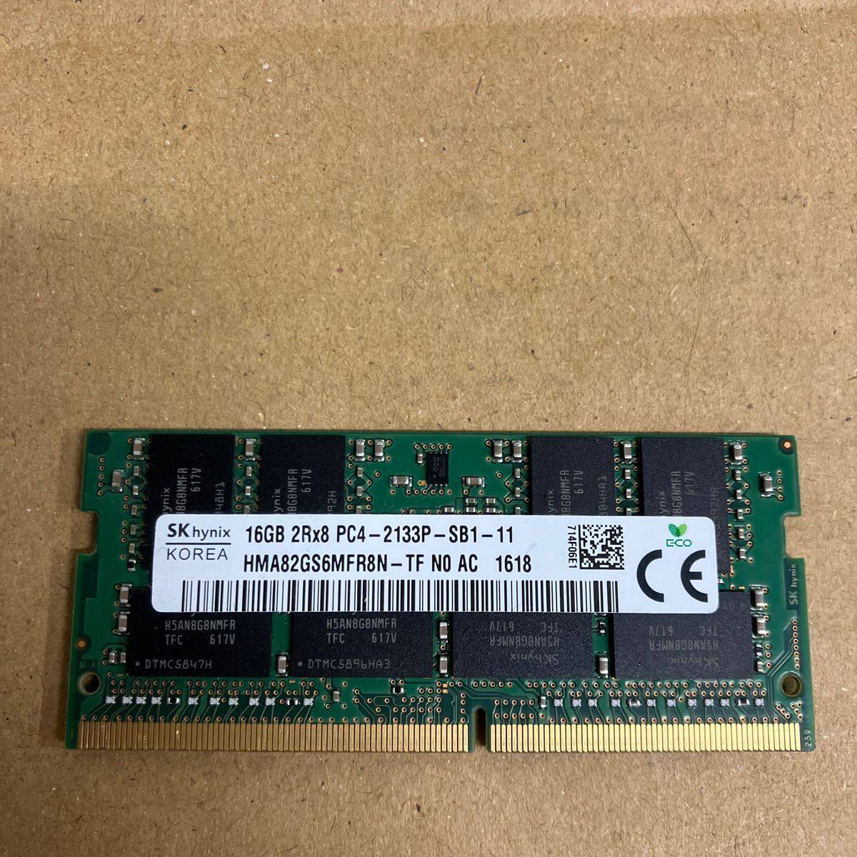 K144 SKhynix ノートPCメモリ 16GB 2Rx8 PC4-2133P 1枚 の画像1
