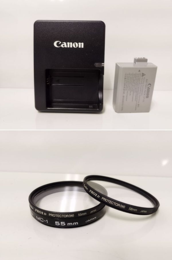 S/ Canon EOS Kiss X3 キャノン デジタル 一眼レフカメラ / CANON ZOOM KENS EF-S 18-55mm 1:3.5-5.6 / SIGMA ZOOM レンズセット / Y-1515_画像10
