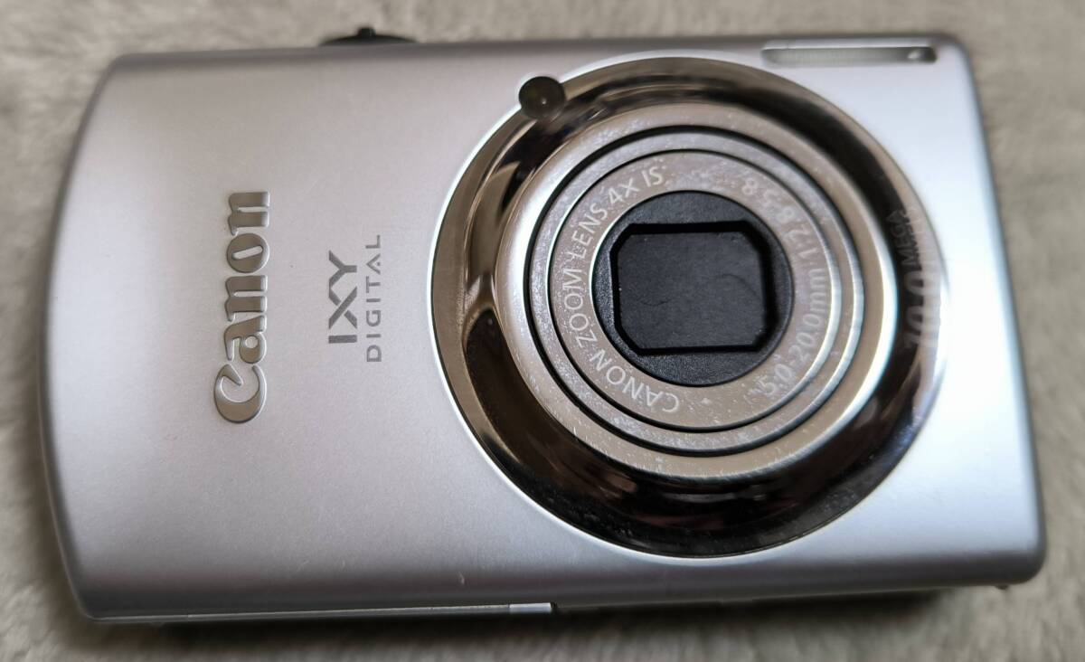 ★1円スタート★動作品★送料無料★Canon キャノン IXY DIGITAL 920 IS デジカメ シルバー F2.8 1/2.3型CCD 1030万画素