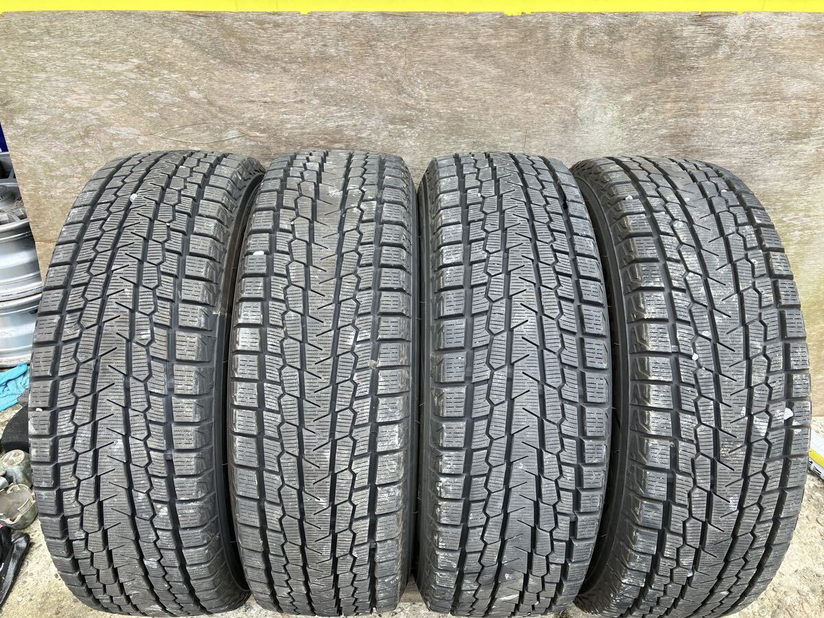 社外アルミホイール 17インチ 7J PCD114.3 5穴 ET48 ヨコハマ iceGUARD G075 225/65R17 21年製 4本 の画像6