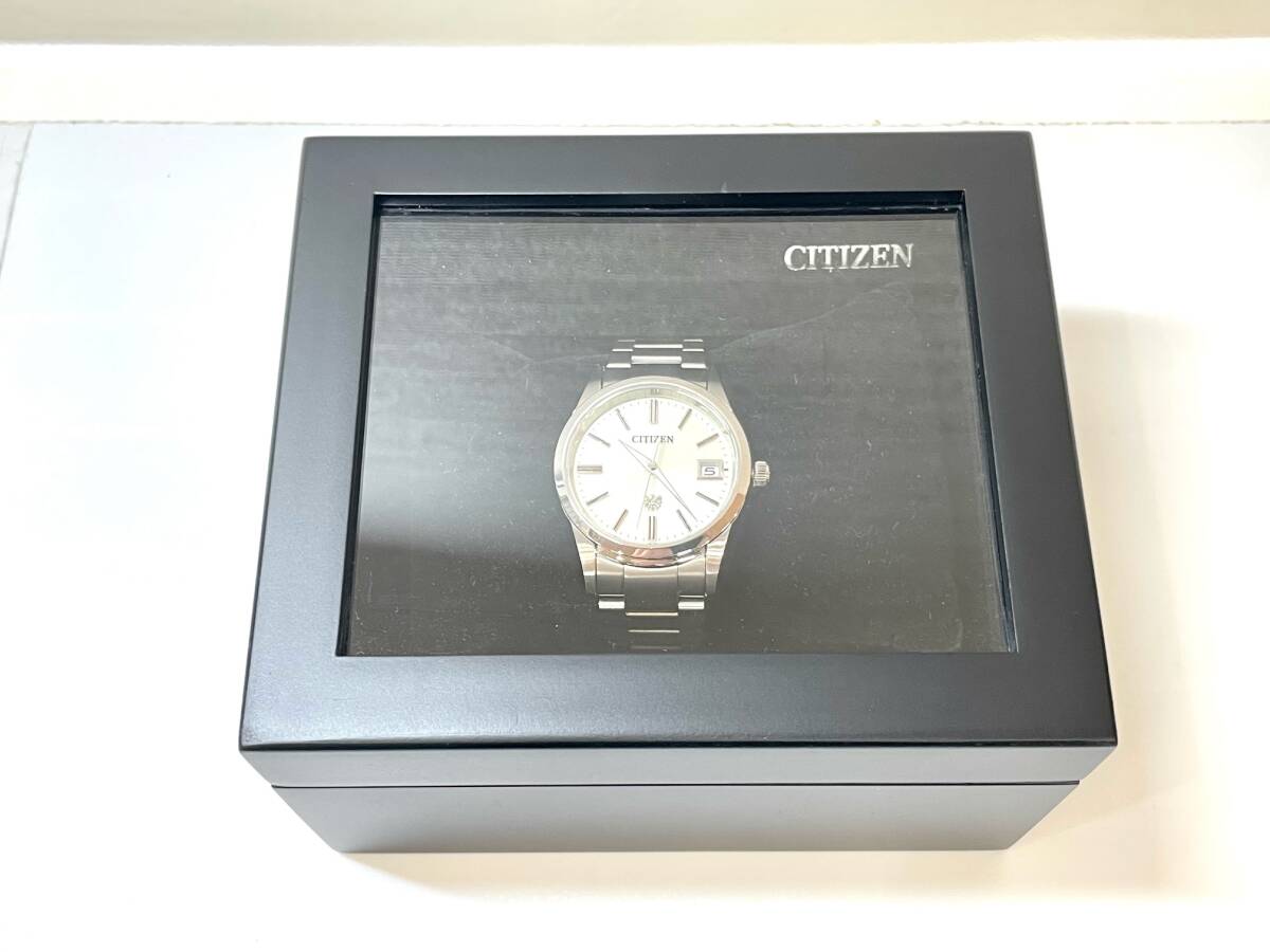 FS2731I CITIZEN The CITIZEN AQ4080-52A A060-T026907 シチズン エコドライブ 腕時計 コマ/箱有 現状稼働品_画像6