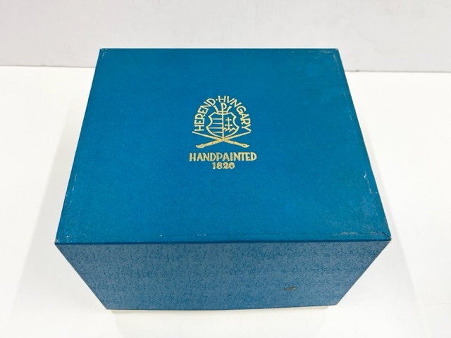 IY68186H HEREND ティーポット インドの華 グリーン 金彩 ヘレンド ハンドペイント 洋食器 食器 箱有 現状品の画像10