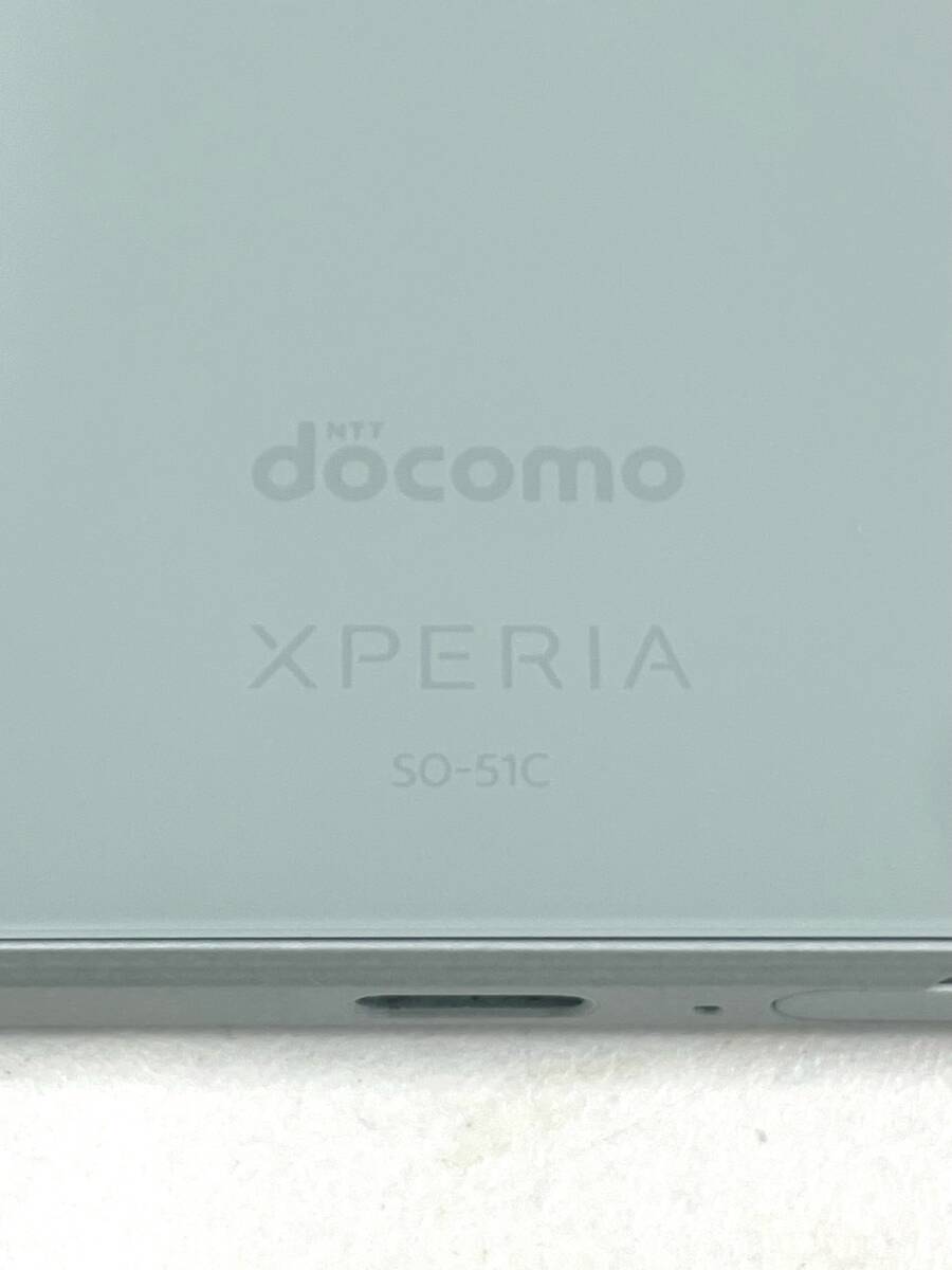 IY68073i SONY XPERIA 1 Ⅳ SO-51C ライトブルー スマートフォン Android 判定◯ docomo バッテリー80％以上 箱有 現状品_画像4