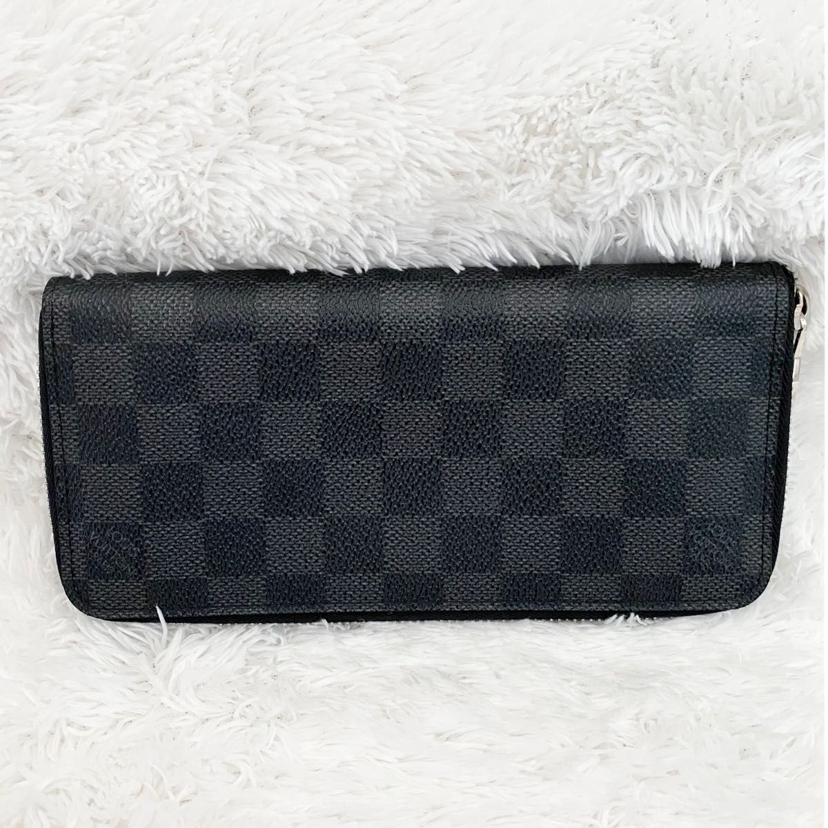 ★美品★ルイヴィトン LOUIS VUITTON ジッピーウォレット ダミエグラフィット ラウンドファスナー