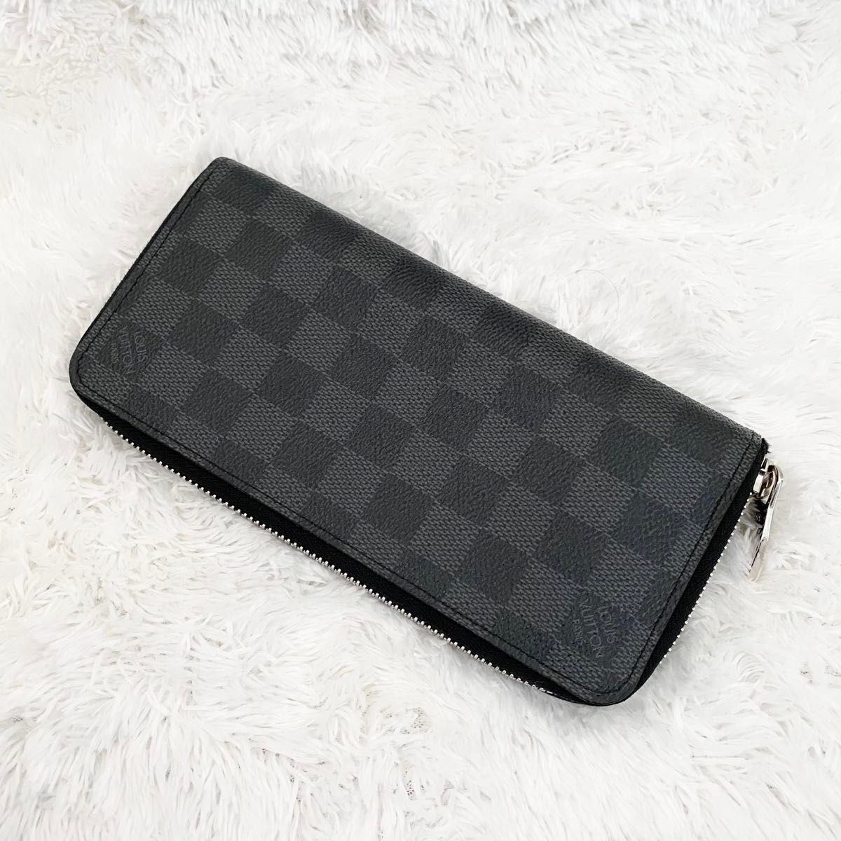 ★美品★ルイヴィトン LOUIS VUITTON ジッピーウォレット ダミエグラフィット ラウンドファスナー