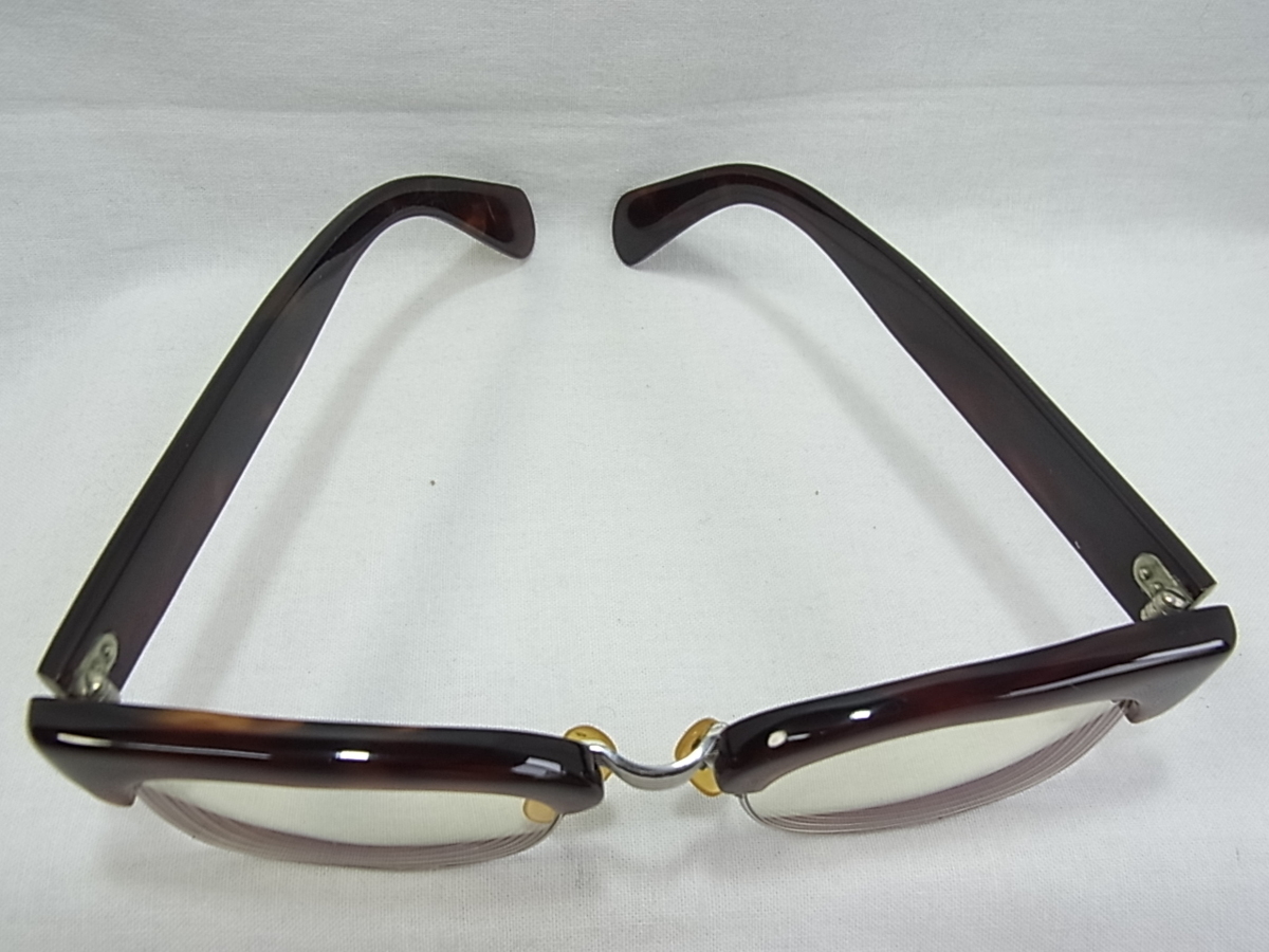 book@ tortoise shell glasses frame : width 137mm: string 140mm: metal fittings is precious metal . is not :* lens go in ... - . no thing . understanding please : somewhat use . is equipped 