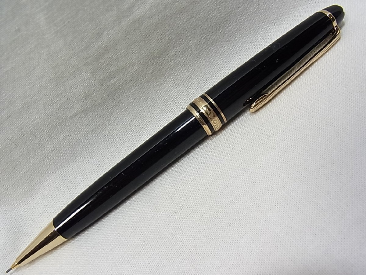 モンブランMONTBLANC：マイスタ－シュテックゴ－ルドクラシック　メカニカルペンシル細字0.7mm：新品では御座いません※若干使用感有り_モンブランMONTBLANCマイスタ－シュテック