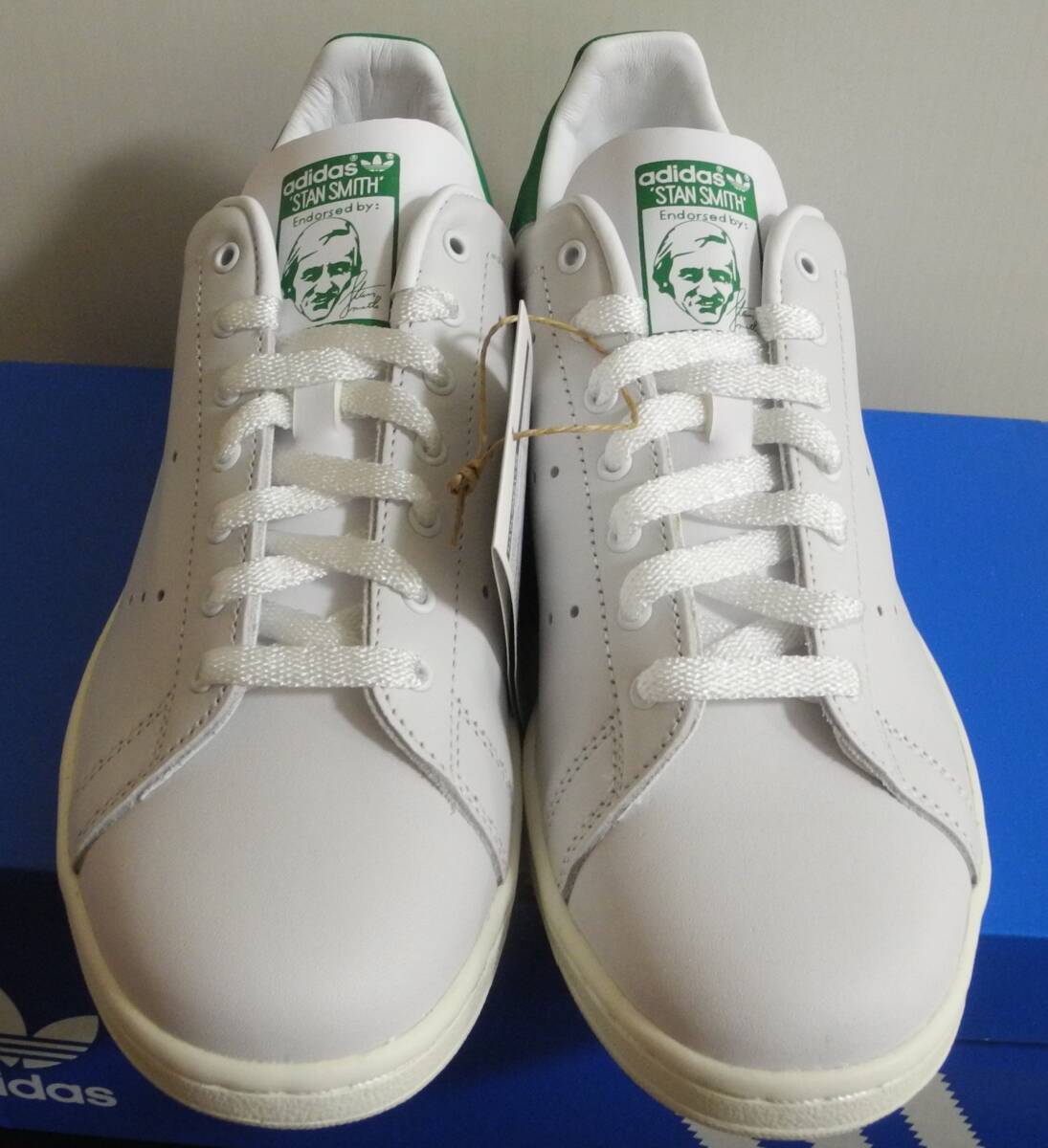  new goods Stansmith 80s 2023 year made JP27.0cm regular price 19,800 jpy IF0202 white × green natural leather adidas stansmith original leather white × green 