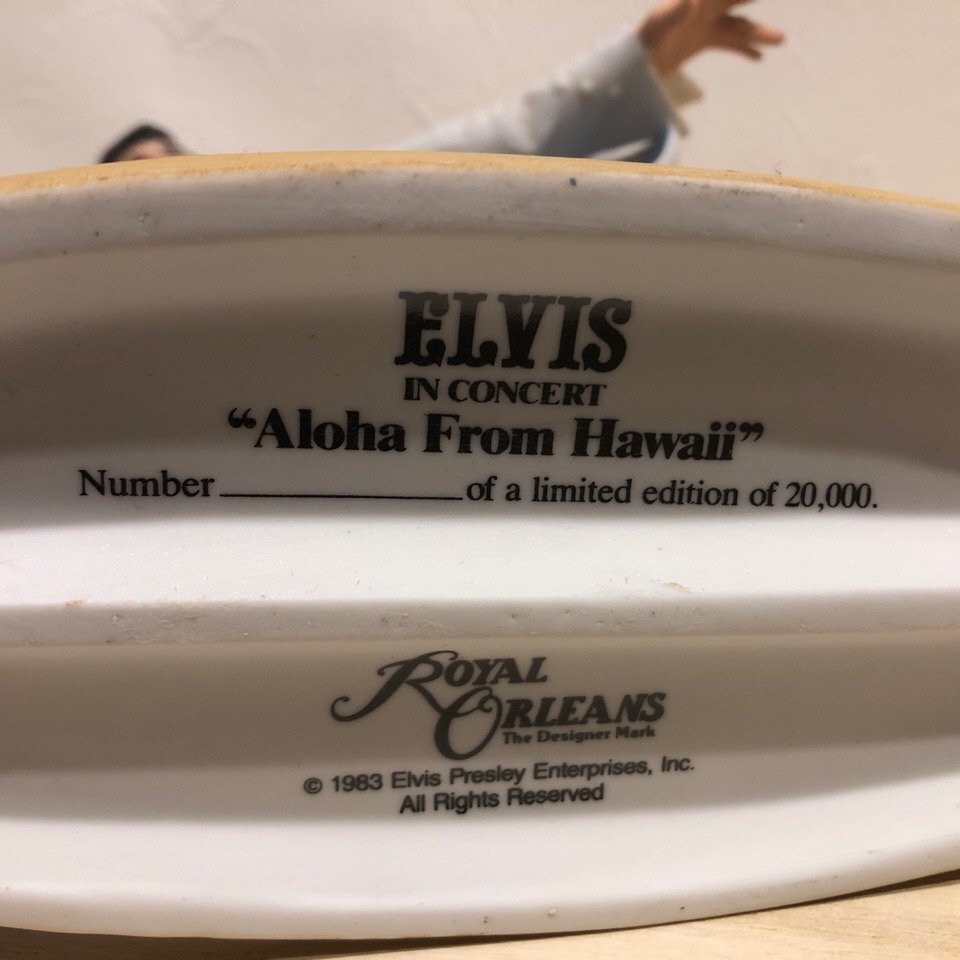 【状態難あり】 エルビスプレスリー　陶器　瀬戸焼　エルヴィスプレスリー elvis presley 焼物 フィギュア 置物 昭和レトロ ビンテージ 管1_画像6