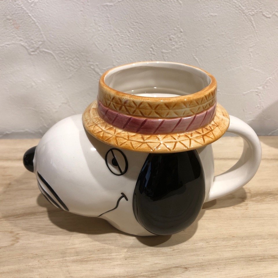 スパイク SPIKE フェイスマグ マグカップ スヌーピー Snoopy ピーナッツ 雑貨 陶器 置物 インテリア ファンシー 管理番号001の画像2