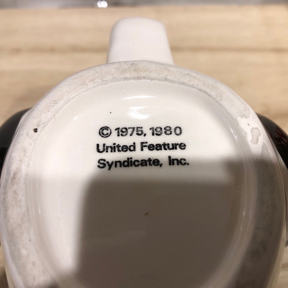 スパイク SPIKE フェイスマグ マグカップ スヌーピー Snoopy ピーナッツ 雑貨 陶器 置物 インテリア ファンシー 管理番号001の画像6