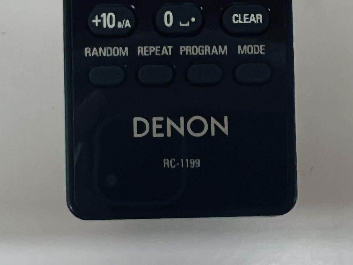 ★DENON デノン オーディオリモコン リモコン RC-1199 赤外線確認のみ 管理番号03190