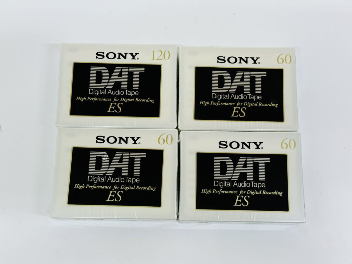 ★【希少】SONY ソニー DT-60RB DT-120RB ESシリーズ DATテープ 合計4本まとめ 未使用品 管理番号04010の画像1