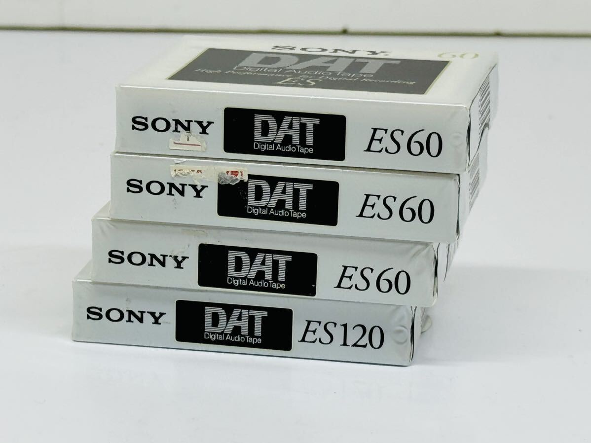 ★【希少】SONY ソニー DT-60RB DT-120RB ESシリーズ DATテープ 合計4本まとめ 未使用品 管理番号04010の画像6