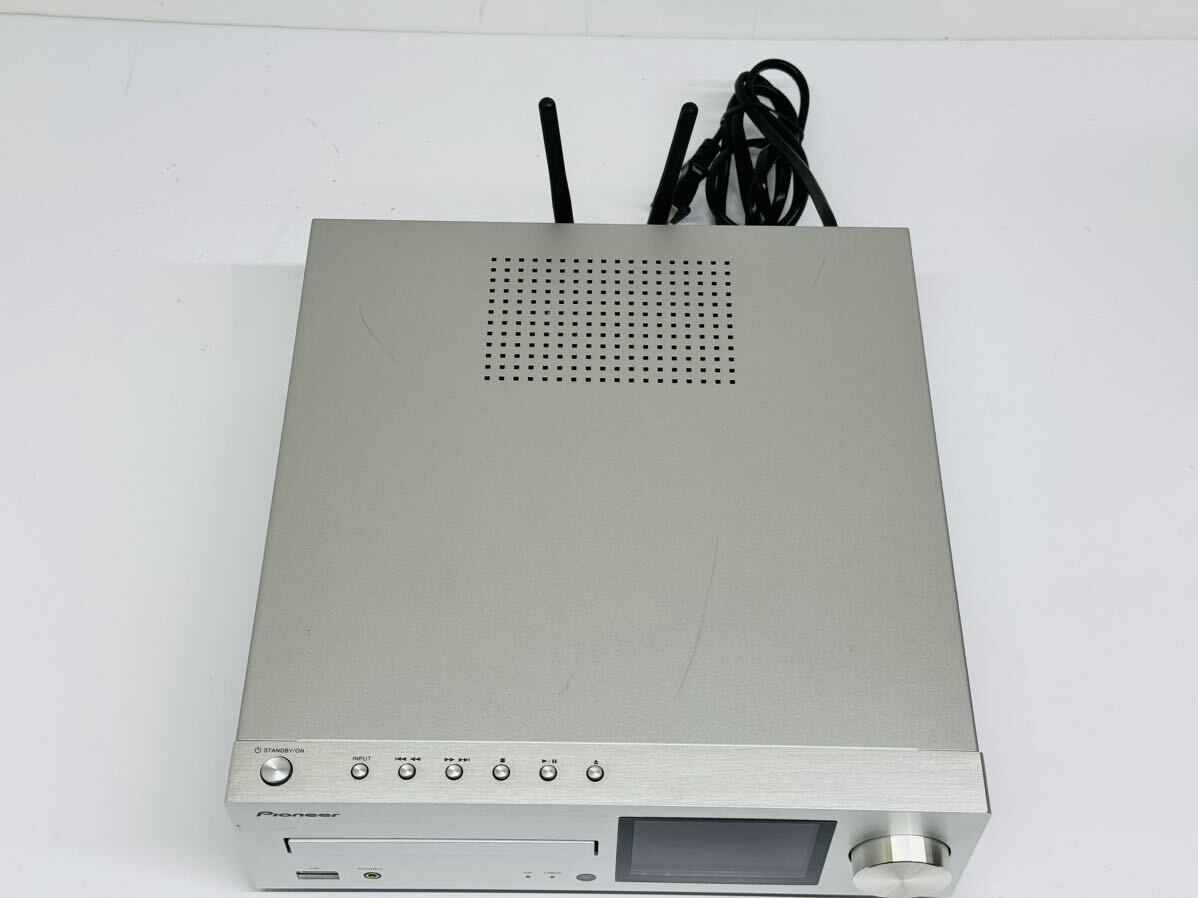 ★Pioneer X-HM76 ネットワーク CDレシーバー システム ミニコンポ スピーカー リモコン付属 現状品 管理番号04263の画像3