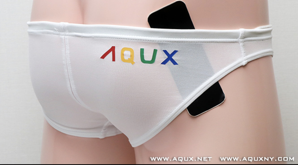 AQUX 競パン White 新品 SSサイズ Vパン ビキニ 脇幅狭い 透け感 極小 完売品_画像6