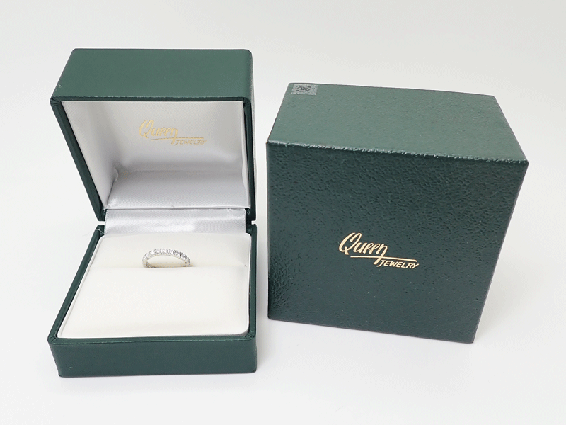平和堂 HCO PT950 ダイヤモンド フルエタニティ エタニティリング 1.02ct 3.2g 上質ダイヤ 箱付 新品仕上げ済み