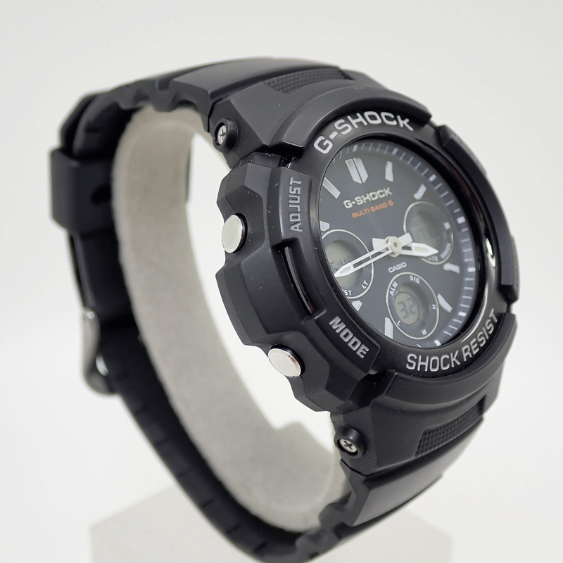 CASIO G-SHOCK カシオ Gショック ◎CASIO カシオ Gショック メンズ 電波ソーラー AWG-M100SB-2AJF 中古美品 送料無料！！の画像3