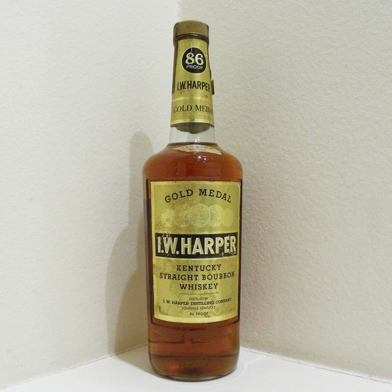 1円～ 【未開栓】I.W.HARPER GOLD MEDAL ハーパー ゴールドメダル ケンタッキー バーボン ウイスキー 特級 古酒 760ml 43% 送料無料！の画像1