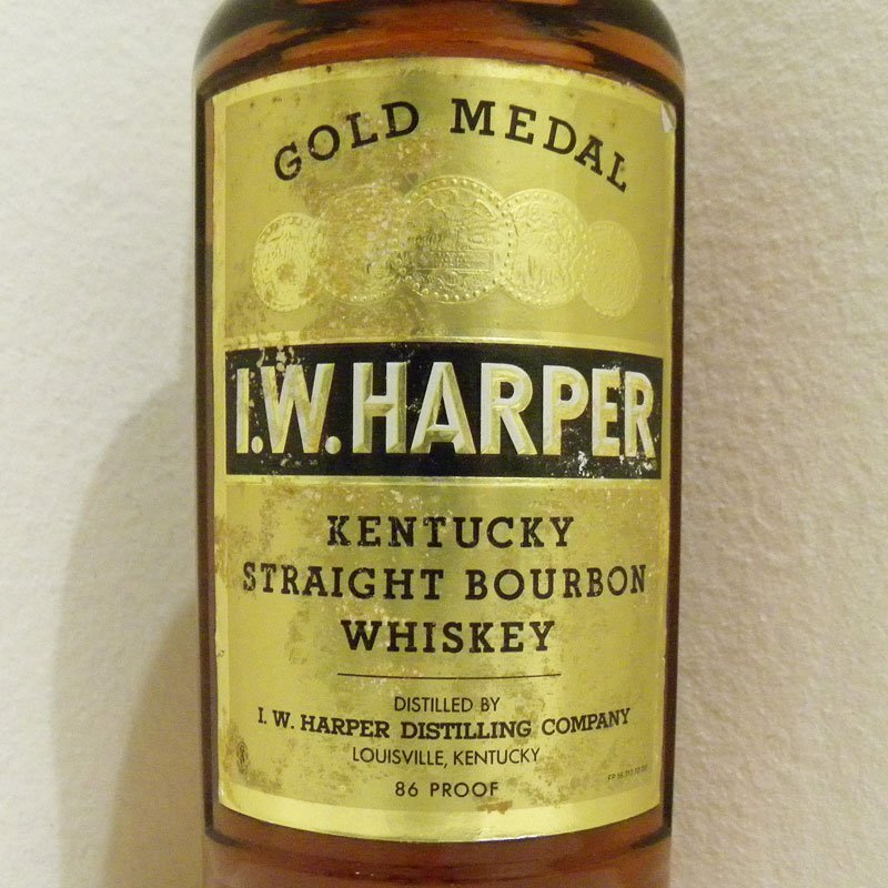 1円～ 【未開栓】I.W.HARPER GOLD MEDAL ハーパー ゴールドメダル ケンタッキー バーボン ウイスキー 特級 古酒 760ml 43% 送料無料！の画像2